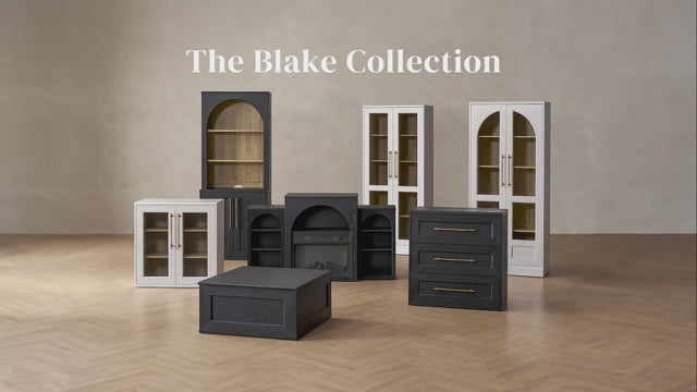Modway Render Three-Tier Display Storage Cabinet Walnut