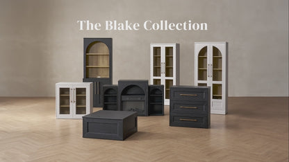 Modway Render Three-Tier Display Storage Cabinet Walnut