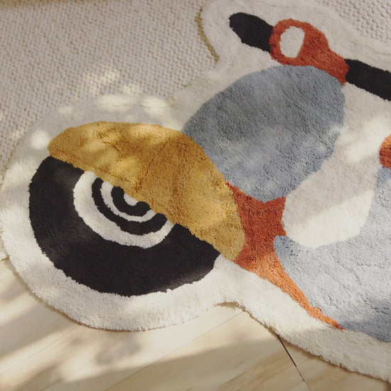 Nestig Route Washable Organic Cotton Kids Rug