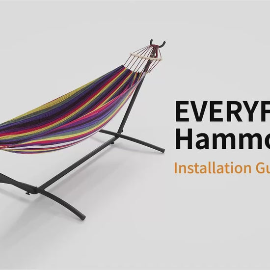 Adjustable Stand Hammock Bed 272.2 kg Capacity