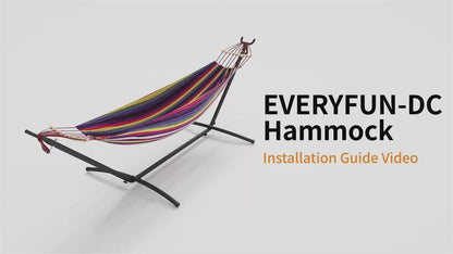 Adjustable Stand Hammock Bed 272.2 kg Capacity